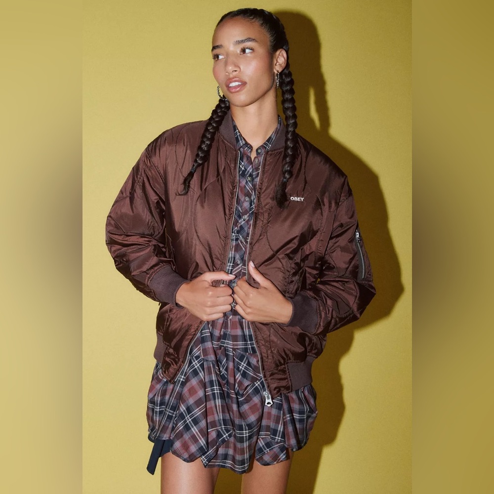 NWT OBEY Daybreak MA-1 Bomber Jacket